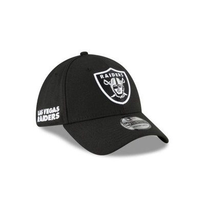 Sapca New Era Las Vegas Raiders NFL Logo Mix 39THIRTY Stretch Fit - Negrii